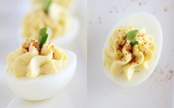 Egyszerű töltött tojás