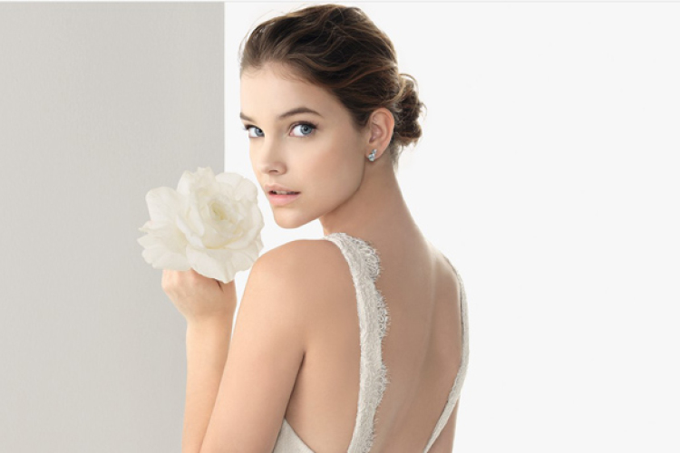 Palvin Barbi menyasszonyi ruhában