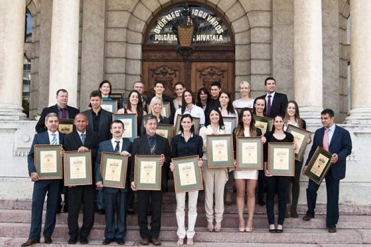 Megkapta a Győr díszpolgára címet a BL-győztes női kézilabdacsapat