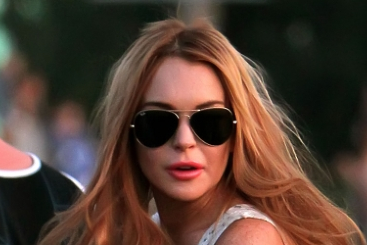 Ombre mánia! - Lindsay Lohan módra