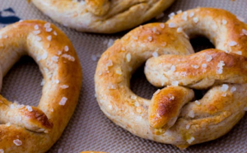 Puha sós perec teljes kiőrlésű liszttel